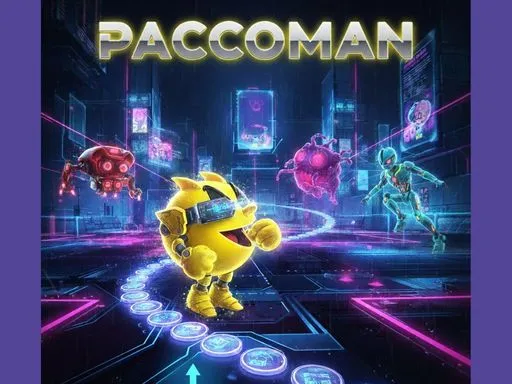 hard neon paccoman